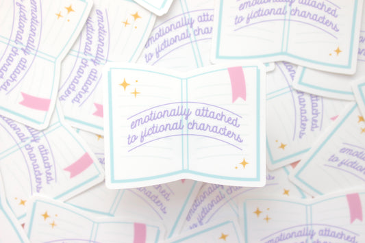 Emotionally Attached to Fictional Characters Laptop Sticker