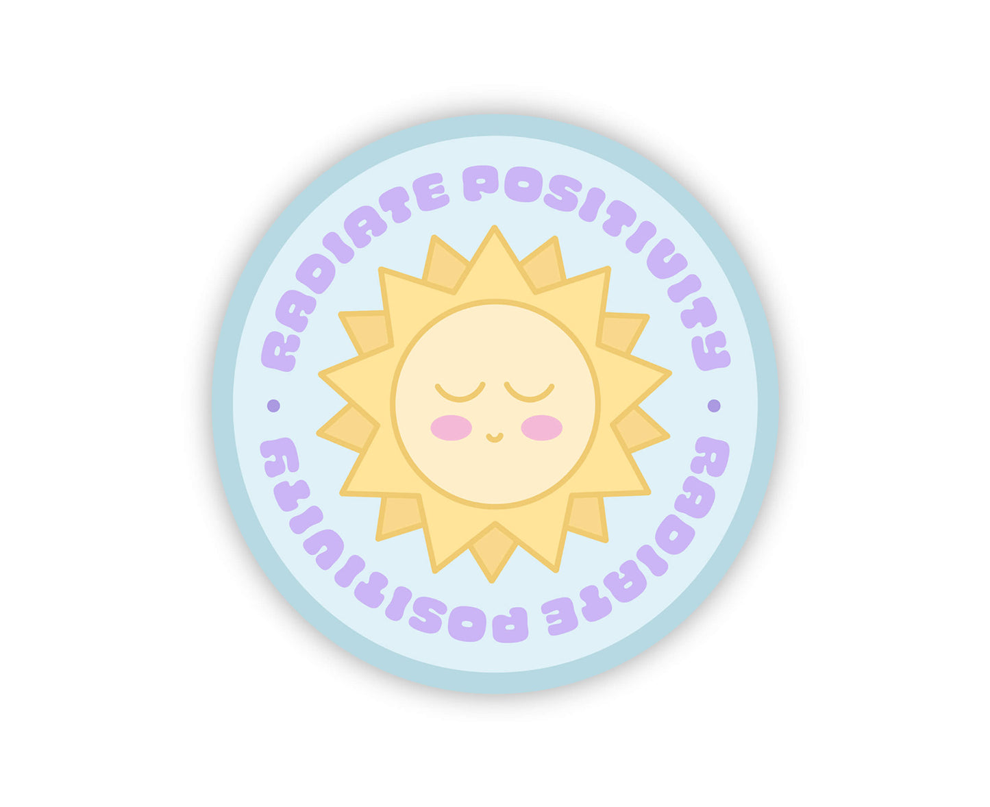 Radiate Positivity Laptop Sticker
