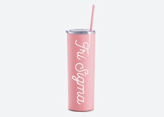 Sigma Sigma Sigma Pink 20 oz Tumbler