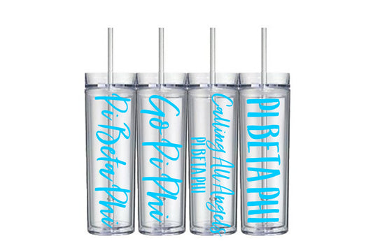 Pi Beta Phi Customizable 16 oz Tumbler