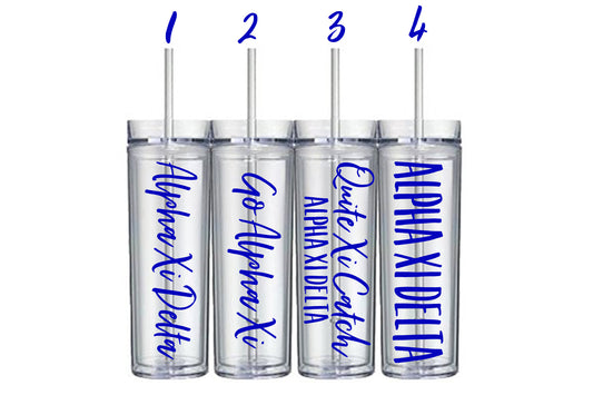 Alpha Xi Delta Customizable 16 oz Tumbler
