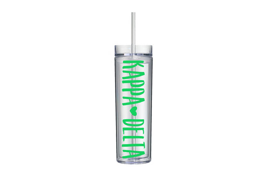 Kappa Delta Skinny 16 oz Tumbler