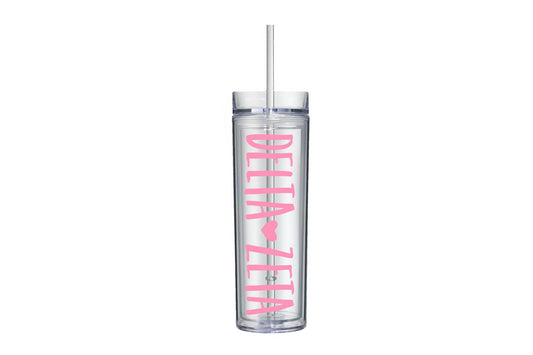 Delta Zeta Skinny 16 oz Tumbler
