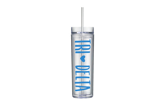 Delta Delta Delta Skinny 16 oz Tumbler