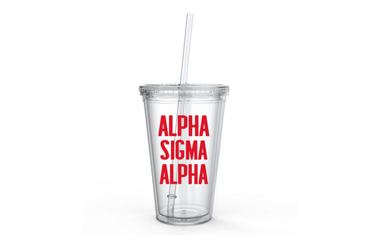 Alpha Sigma Alpha Classic Tumbler