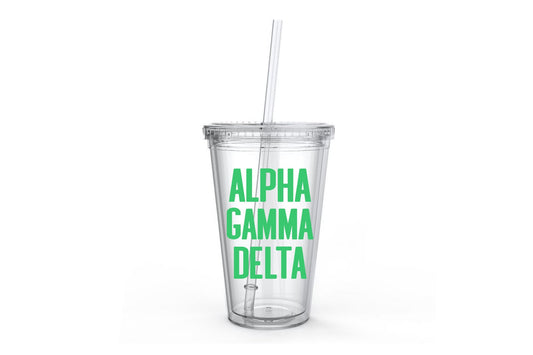 Alpha Gamma Delta Classic Tumbler