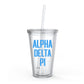 Alpha Delta Pi Blue Tumbler