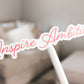 AOII Inspire ambition in red 