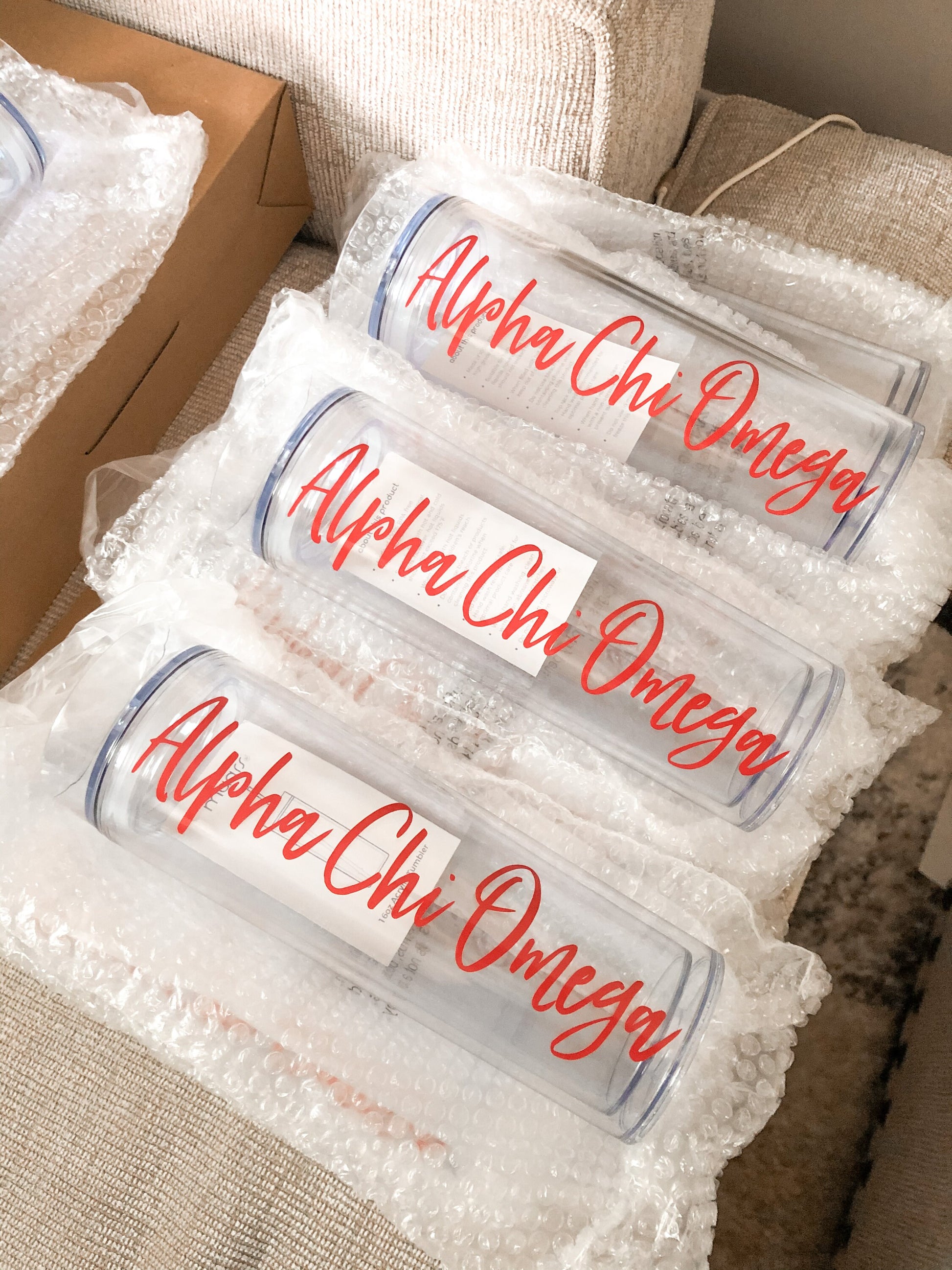 Alpha Chi Omega in a script font on Skinny tumblr
