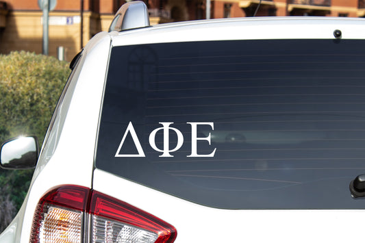 Delta Phi Epsilon Car Decal