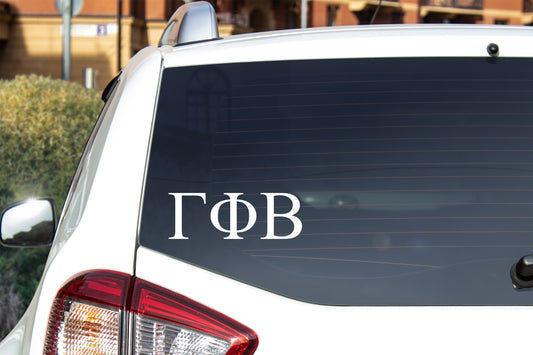 Gamma Phi Beta Car Decal