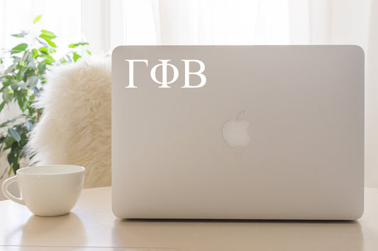 Gamma Phi Beta Sticker White