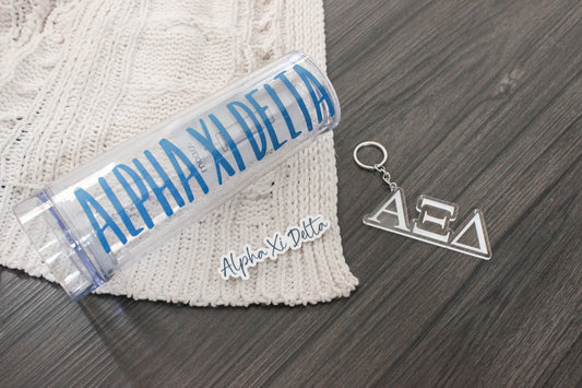 Alpha Xi Delta Gift Set, Sorority Bundle Bid Day Bag, Initiation, Graduation, Big Little Reveal