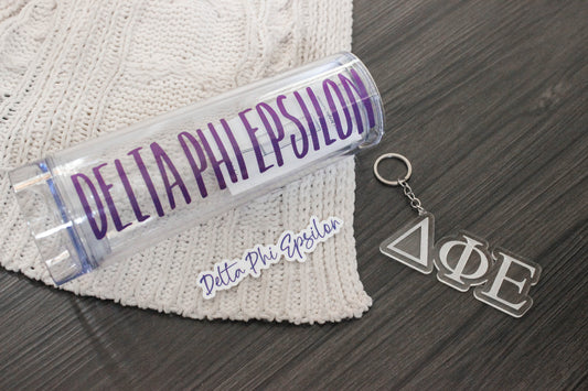 Delta Phi Epsilon Gift Set, Sorority Bundle Bid Day Bag, Initiation, Graduation, Big Little Reveal