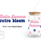 Delta Gamma Sorority 16oz Retro Bloom Can Shaped Glass