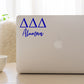 Delta Delta Delta Alumna Decal