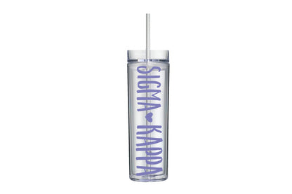 Sigma Kappa Skinny 16 oz Tumbler