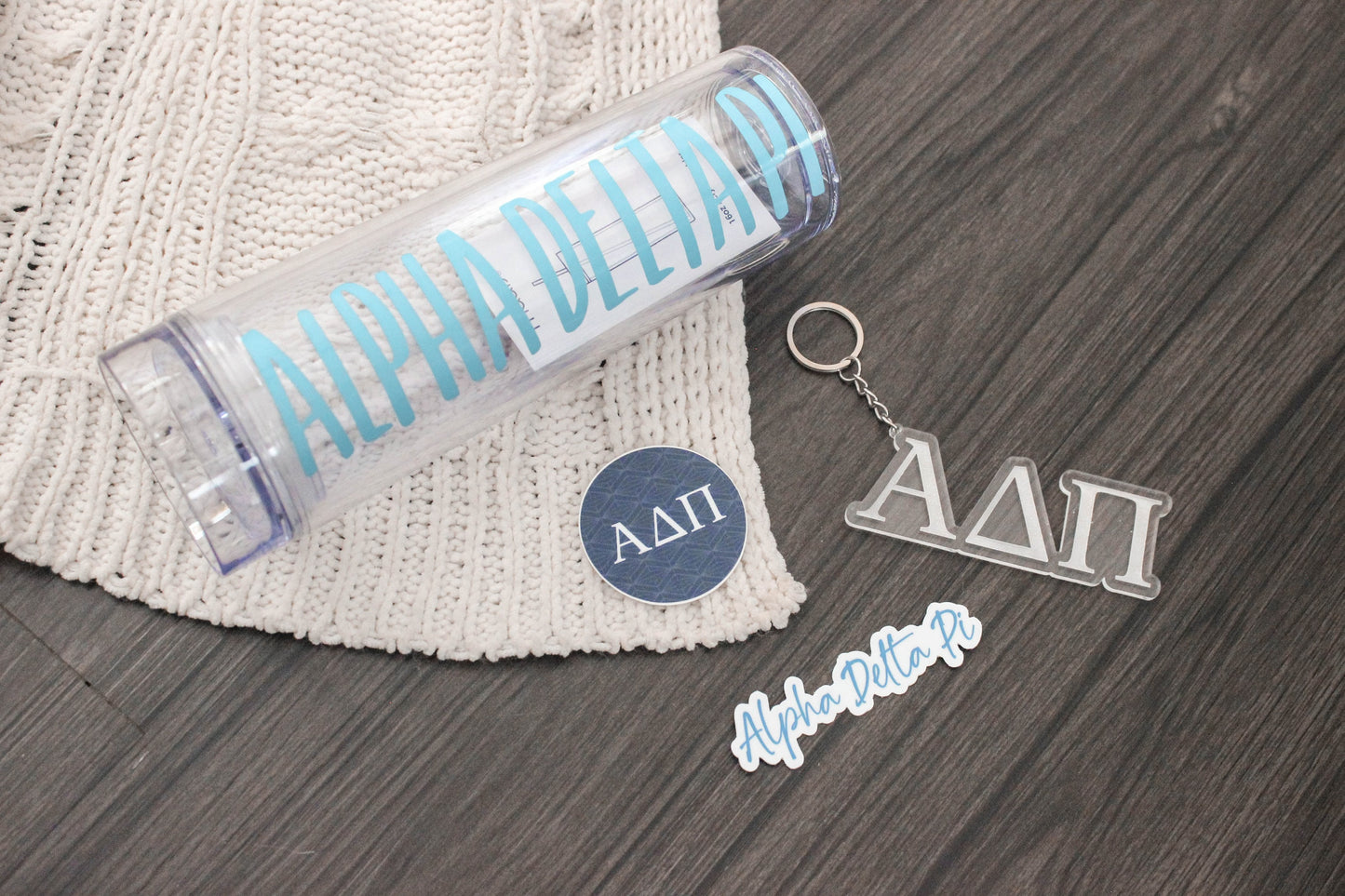 Alpha Delta Pi Gift Set, ADPi Sorority Bundle Bid Day Bag, Initiation, Graduation, Big Little Reveal