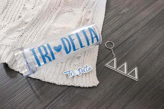 Delta Delta Delta Gift Set, Sorority Bundle Bid Day Bag, Initiation, Graduation, Big Little Reveal